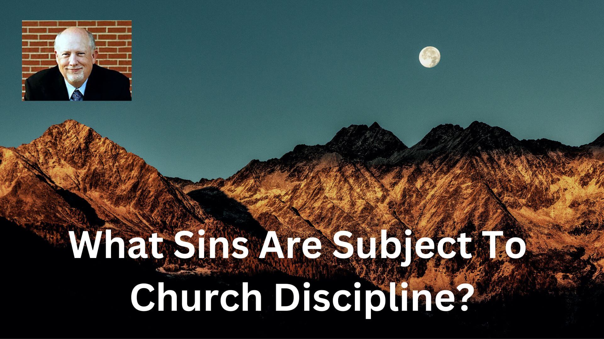 What Sins Are Subject To Church Discipline